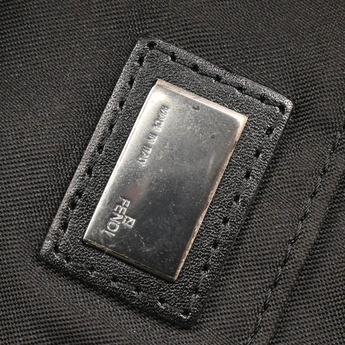 Fendi 2004 Black Zucchino Handbag