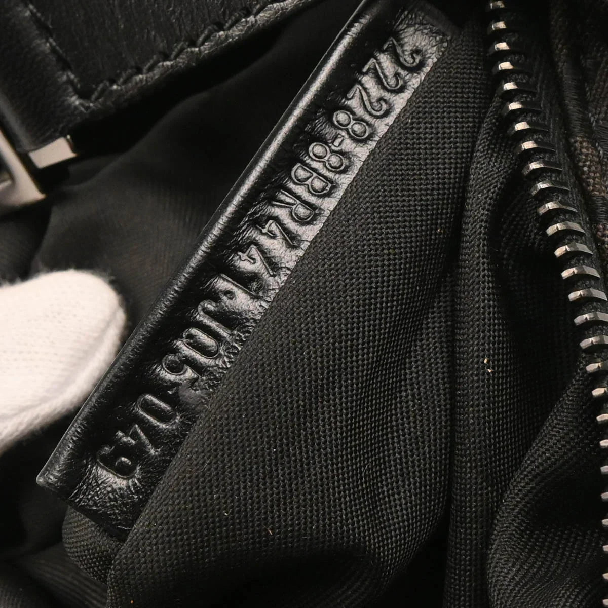 Fendi 2004 Black Zucchino Handbag