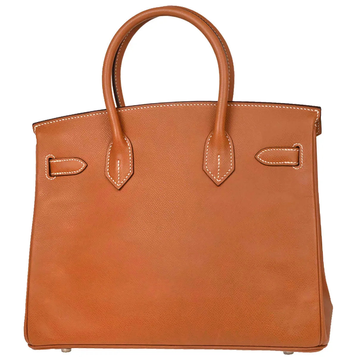 Hermes 2005 Cognac Epsom Birkin 30 Handbag