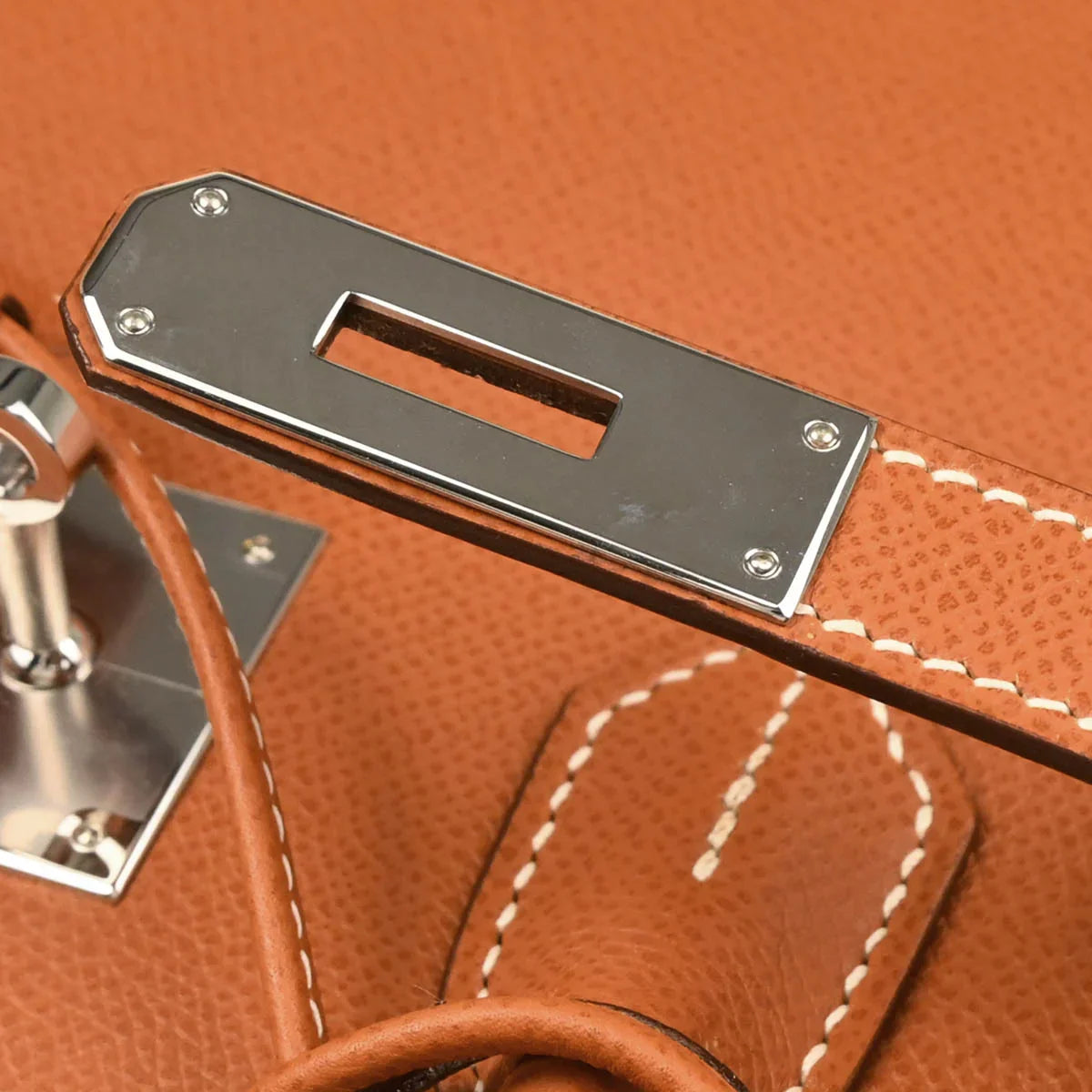 Hermes 2005 Cognac Epsom Birkin 30 Handbag