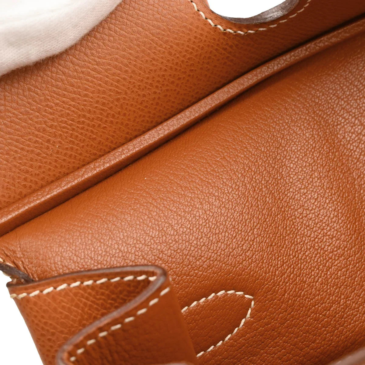 Hermes 2005 Cognac Epsom Birkin 30 Handbag