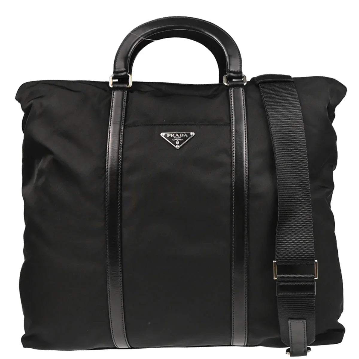 Prada Black Nylon 2way Tote Handbag – AMORE Vintage Tokyo