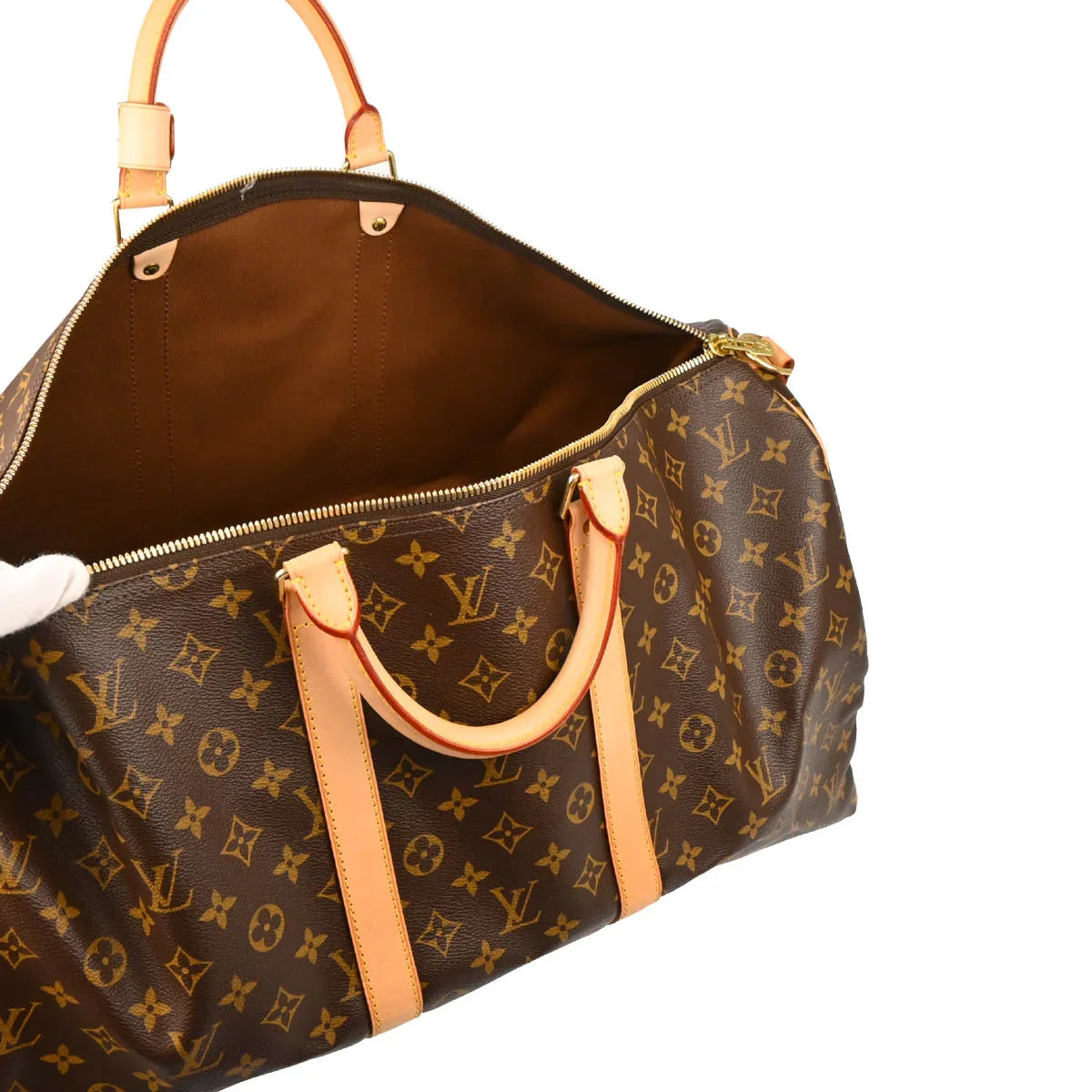 Louis Vuitton 2004 Monogram Keepall Bandouliere 55 Duffle Bag M41414