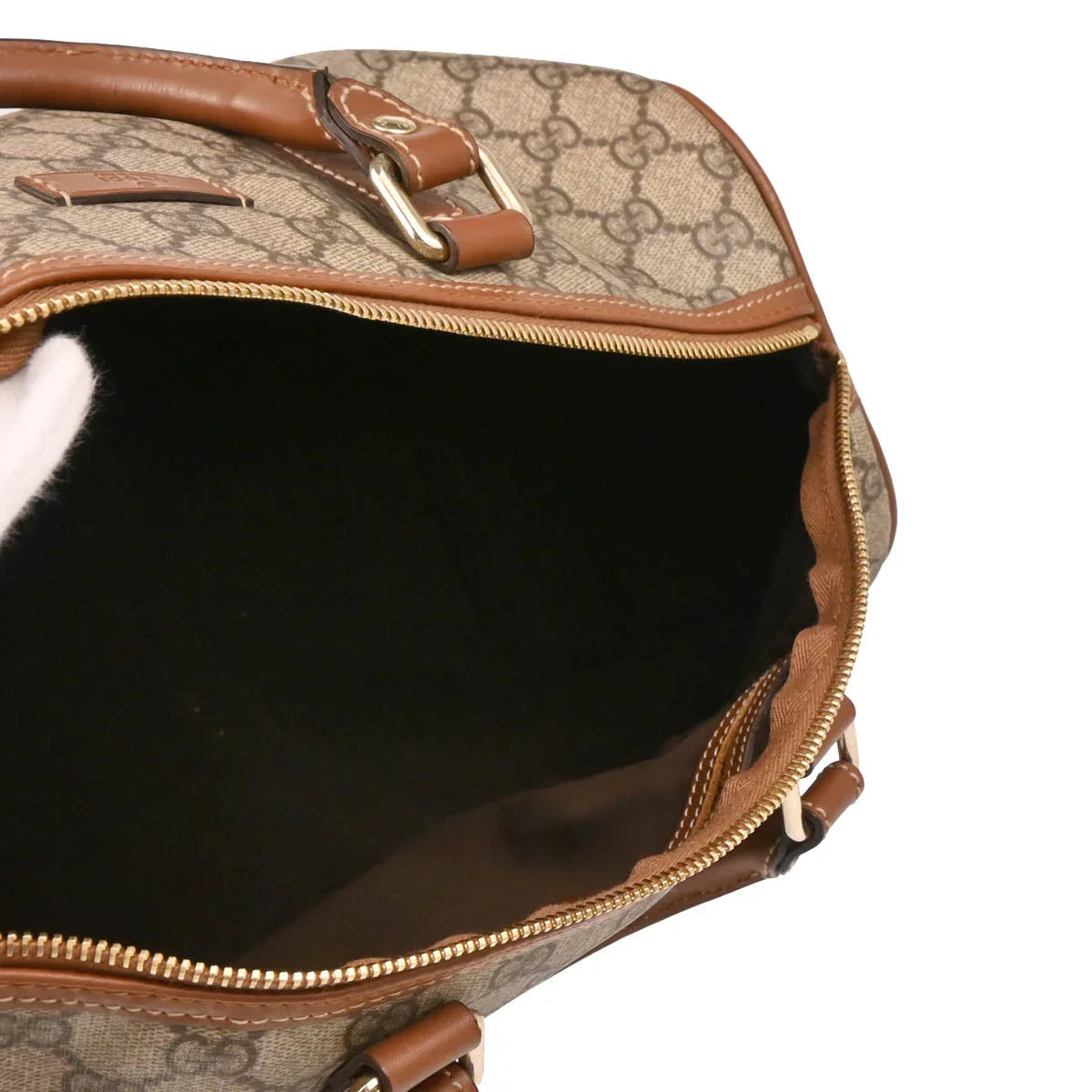 Gucci Beige GG Supreme Handbag
