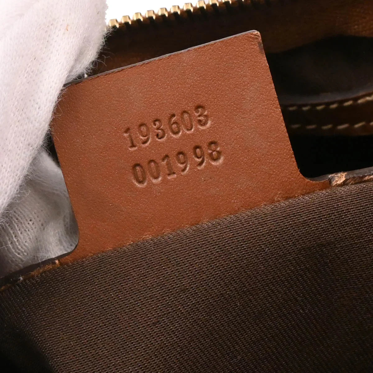 Gucci Beige GG Supreme Handbag