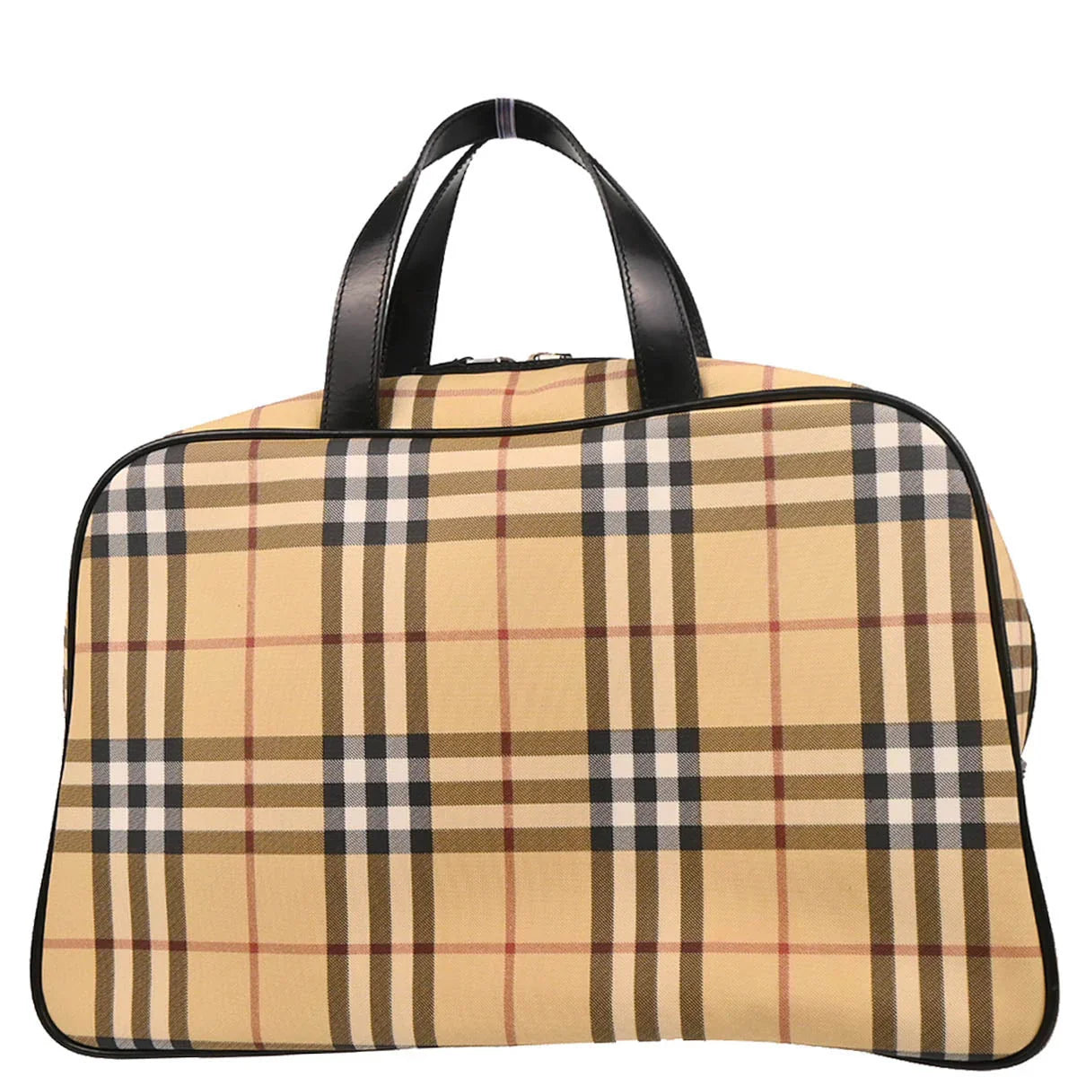 Burberry Beige Burberry Check Duffle Handbag