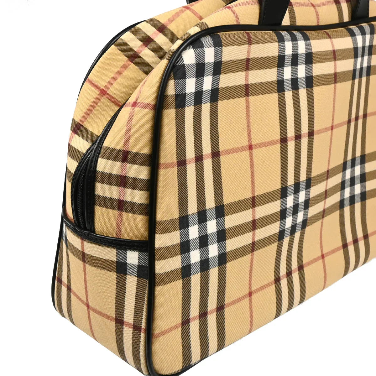 Burberry Beige Burberry Check Duffle Handbag