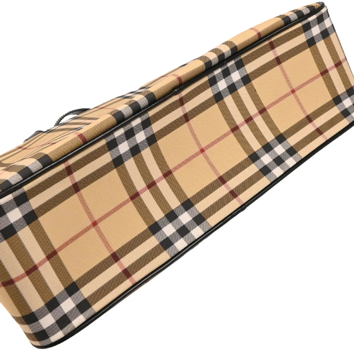 Burberry Beige Burberry Check Duffle Handbag