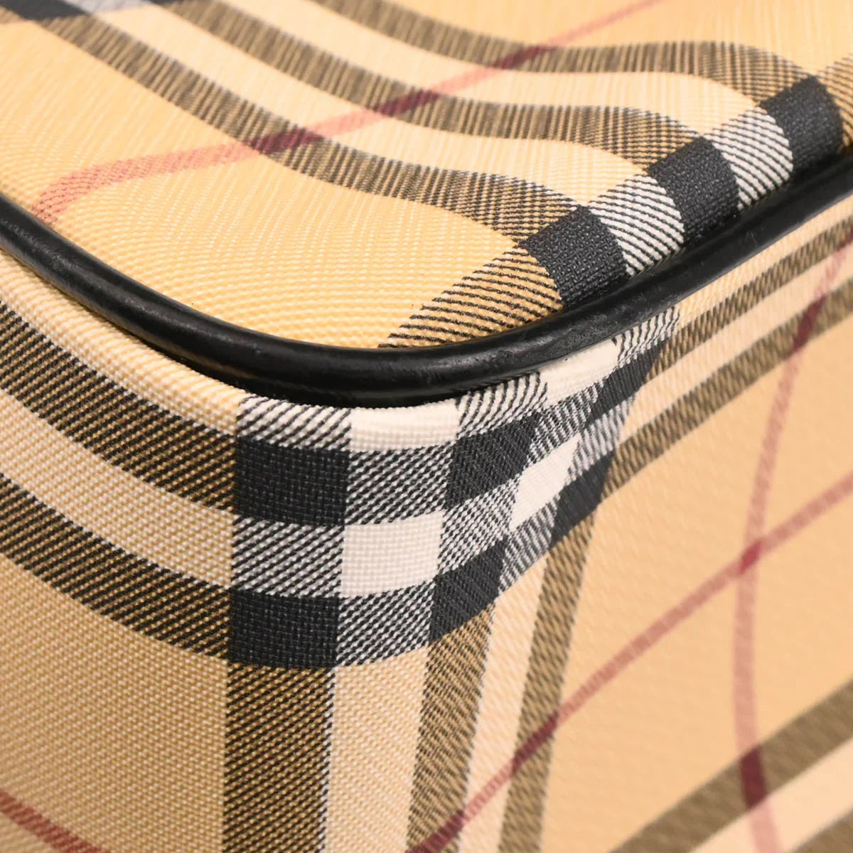 Burberry Beige Burberry Check Duffle Handbag
