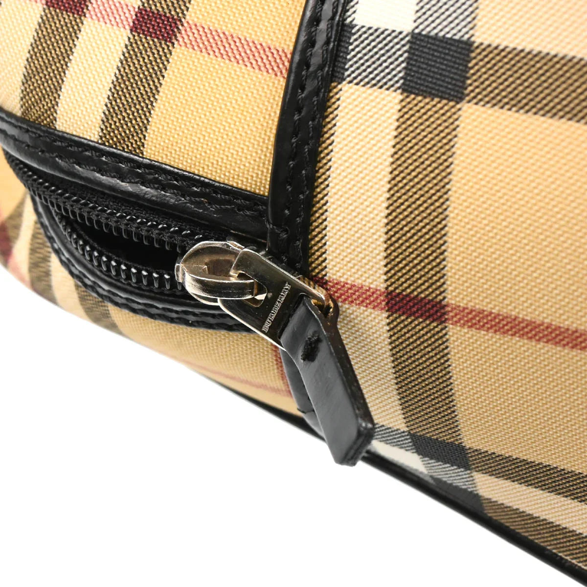 Burberry Beige Burberry Check Duffle Handbag