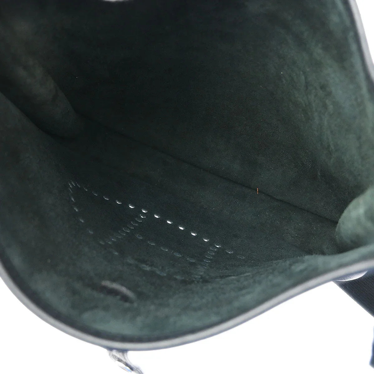 Hermes 2006 Black Taurillon Clemence Evelyne 2 PM Shoulder Bag
