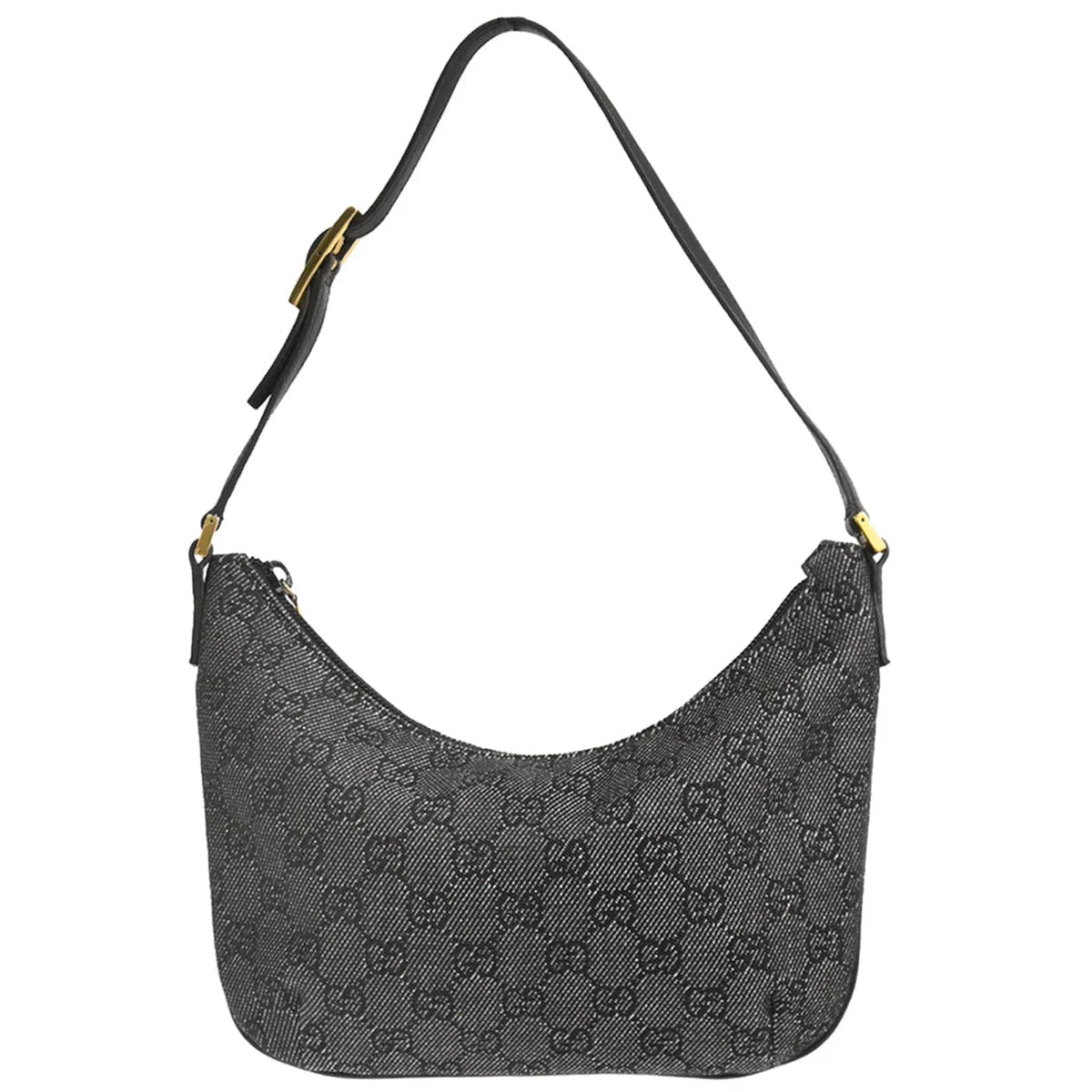 Gucci Black GG Hobo Handbag