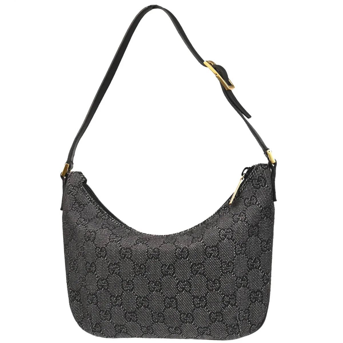 Gucci Black GG Hobo Handbag