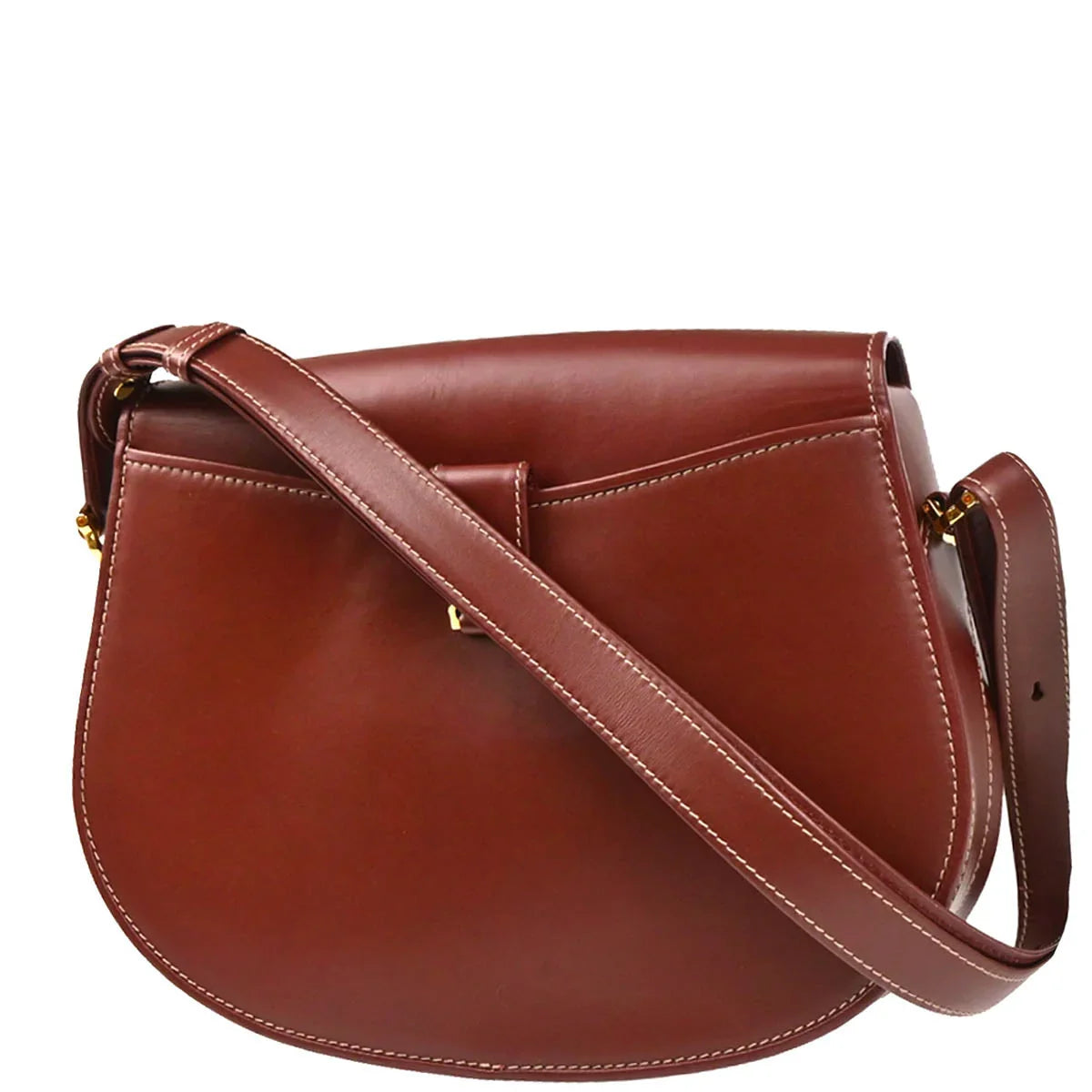 Cartier Bordeaux Leather Must de Cartier Shoulder Bag