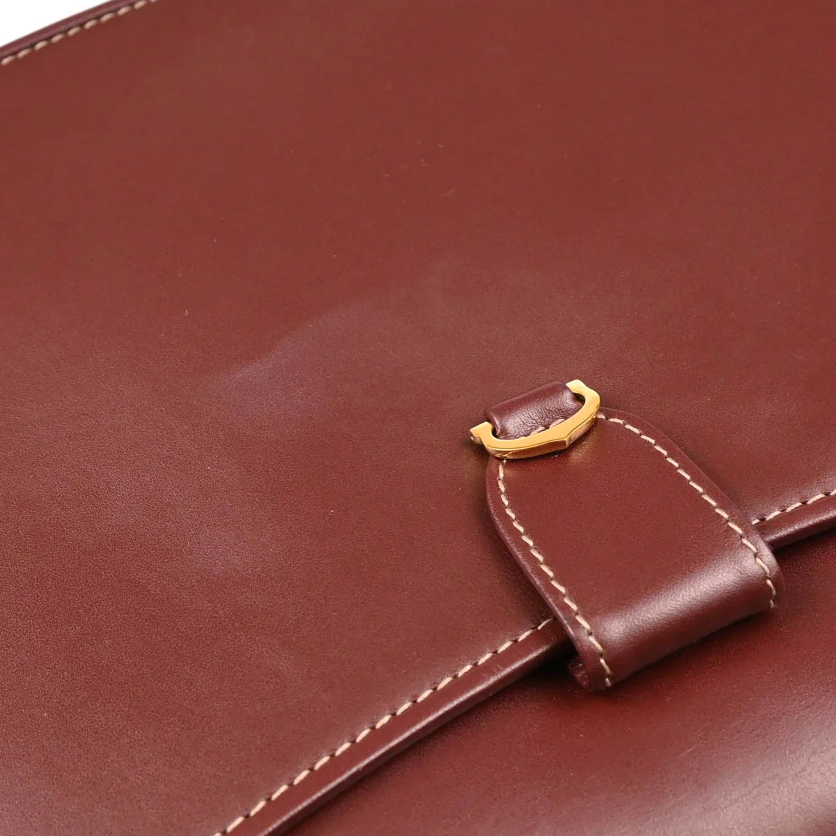 Cartier Bordeaux Leather Must de Cartier Shoulder Bag