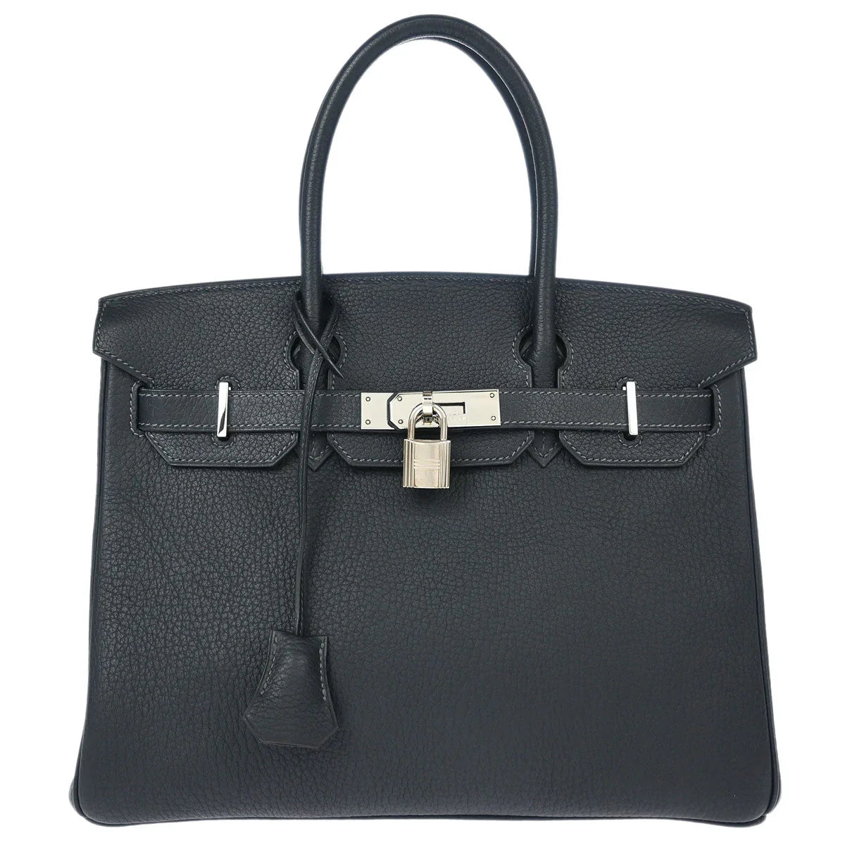 Hermes 2004 Graphite Fjord Birkin 30 Handbag