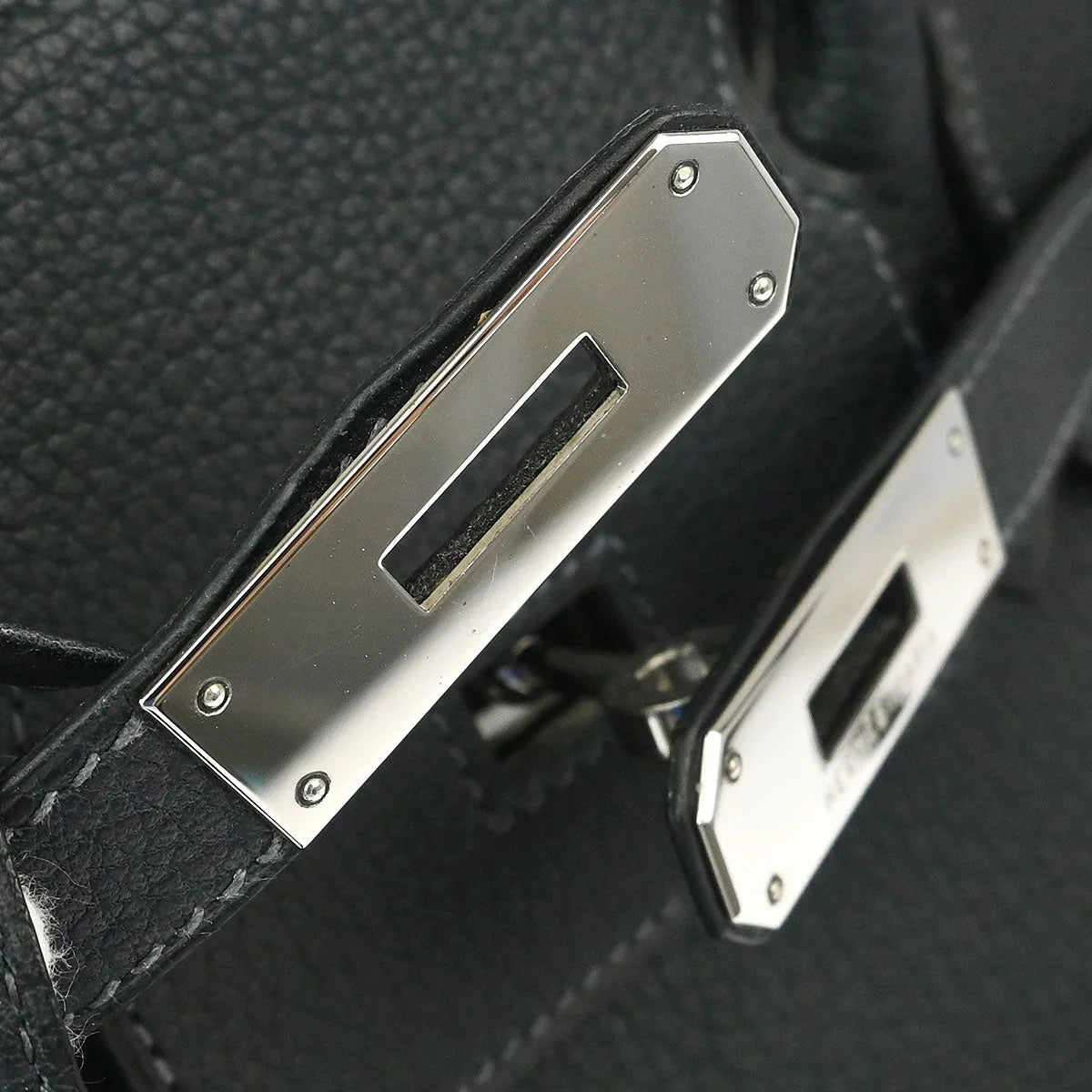 Hermes 2004 Graphite Fjord Birkin 30 Handbag
