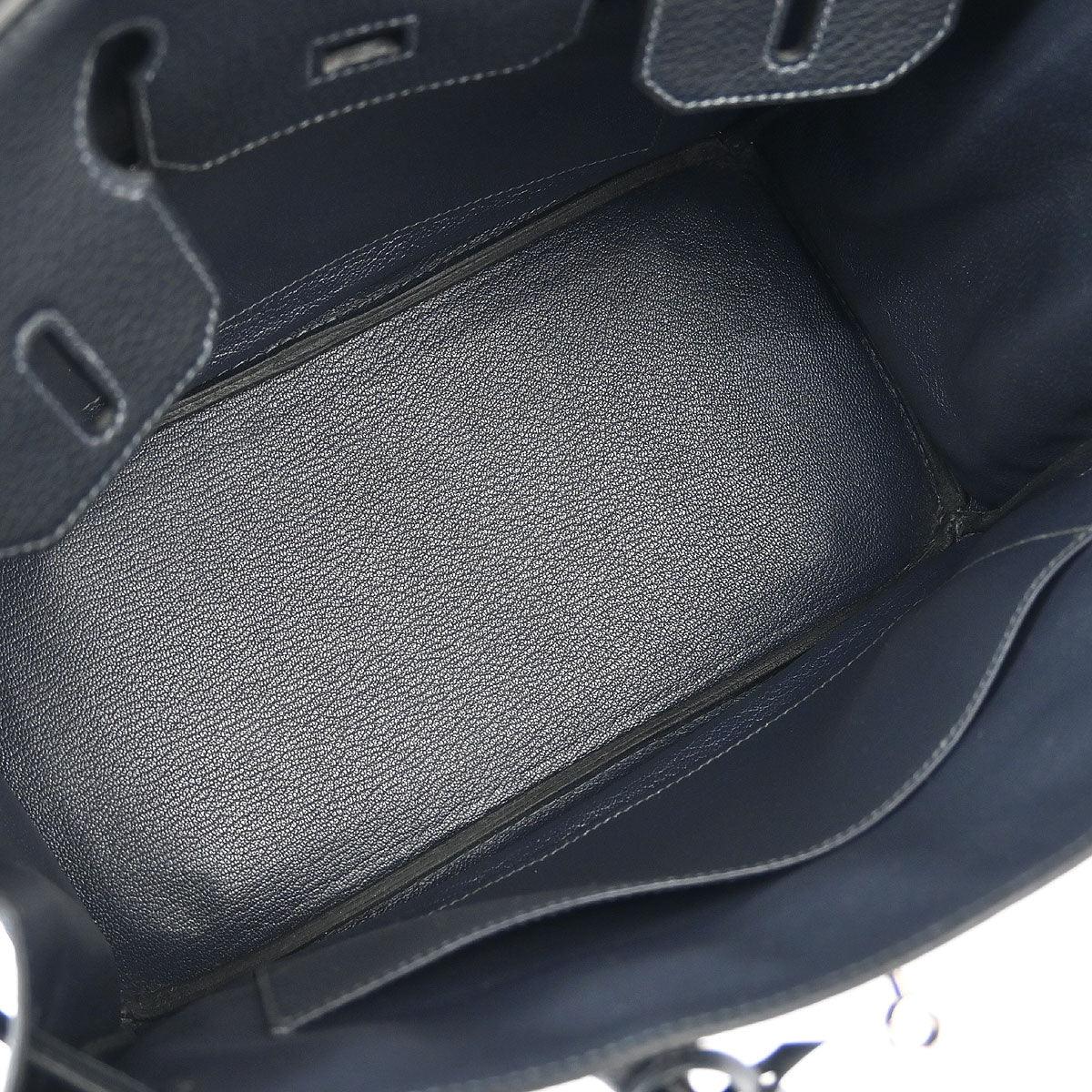 Hermes 2004 Graphite Fjord Birkin 30 Handbag