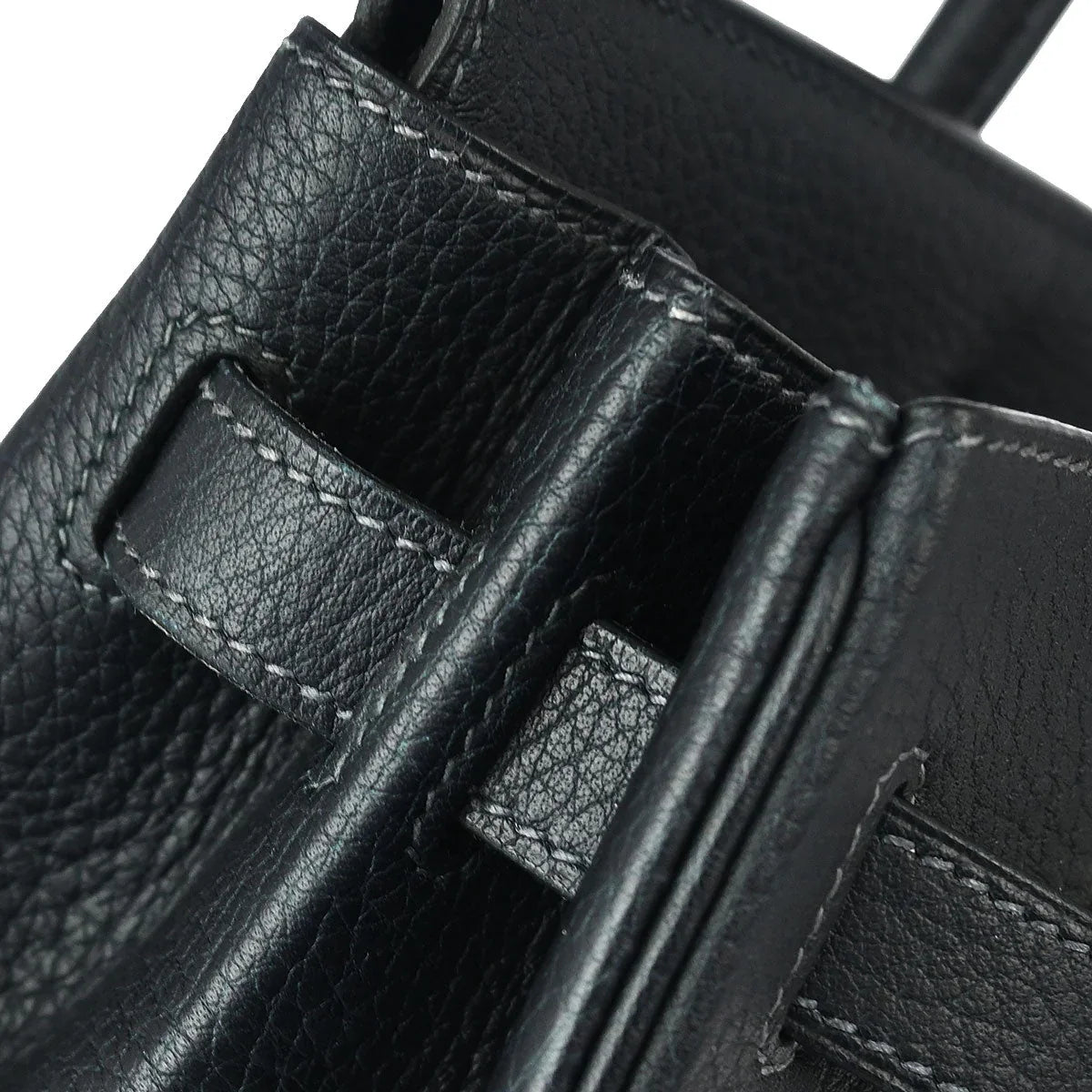 Hermes 2004 Graphite Fjord Birkin 30 Handbag