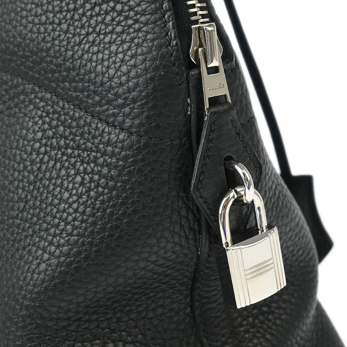 Hermes 2005 Black Taurillon Clemence Bolide 31 2way Handbag