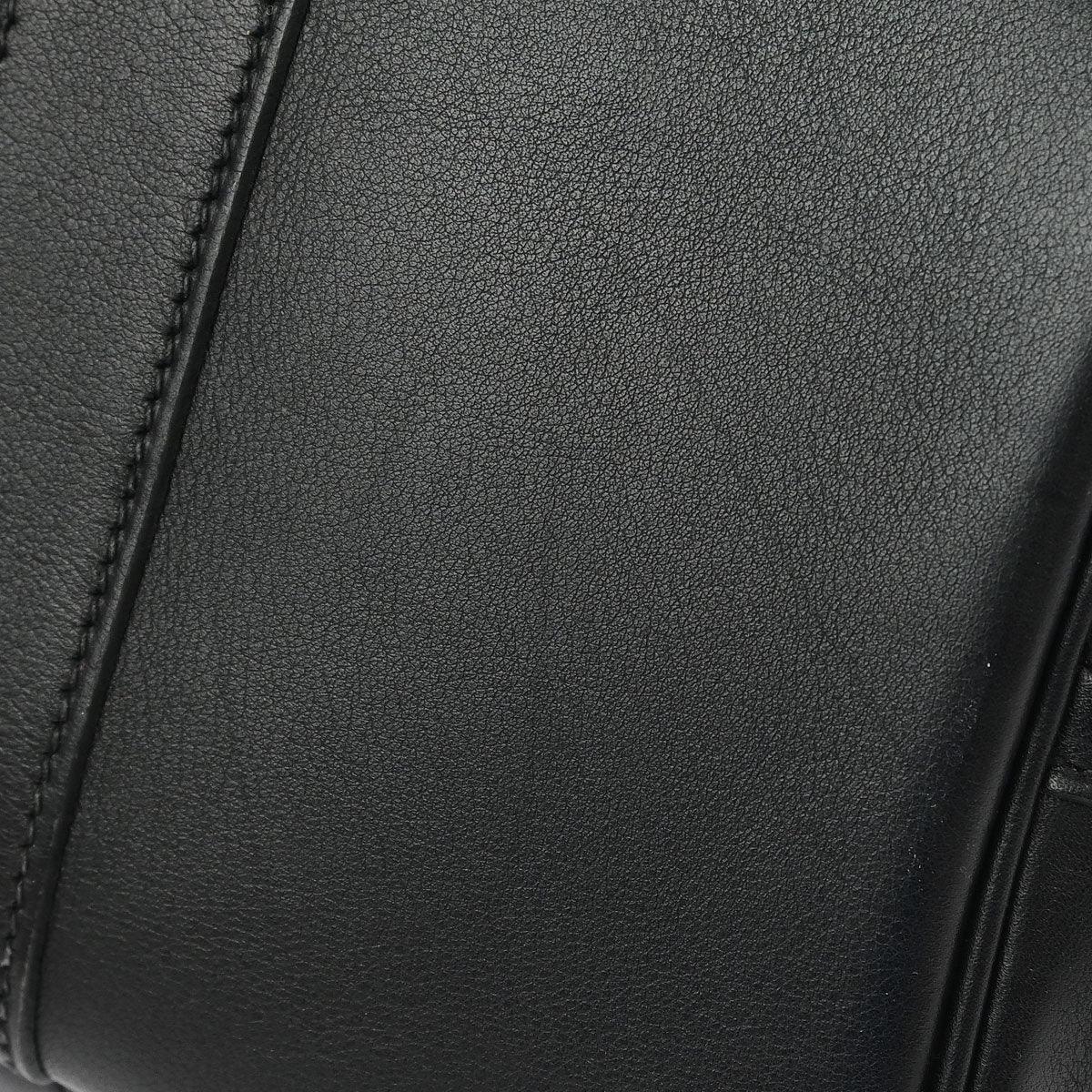 Hermes 2005 Black Swift Garden Twilly TPM Tote Handbag