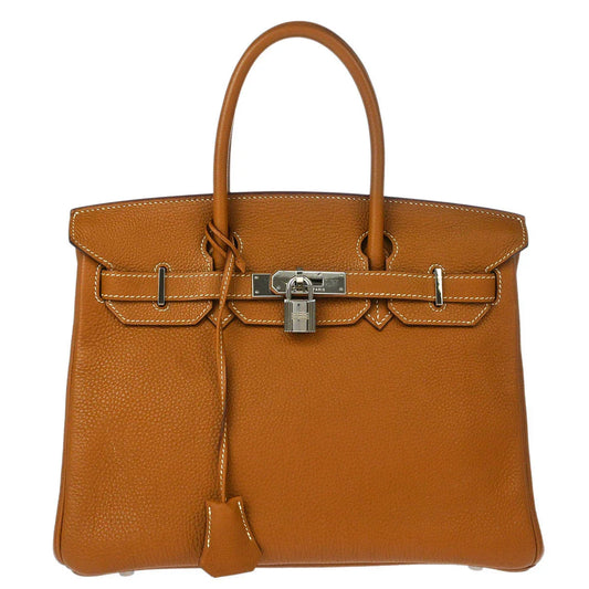 Hermes 2007 Gold Togo Birkin 30 Handbag