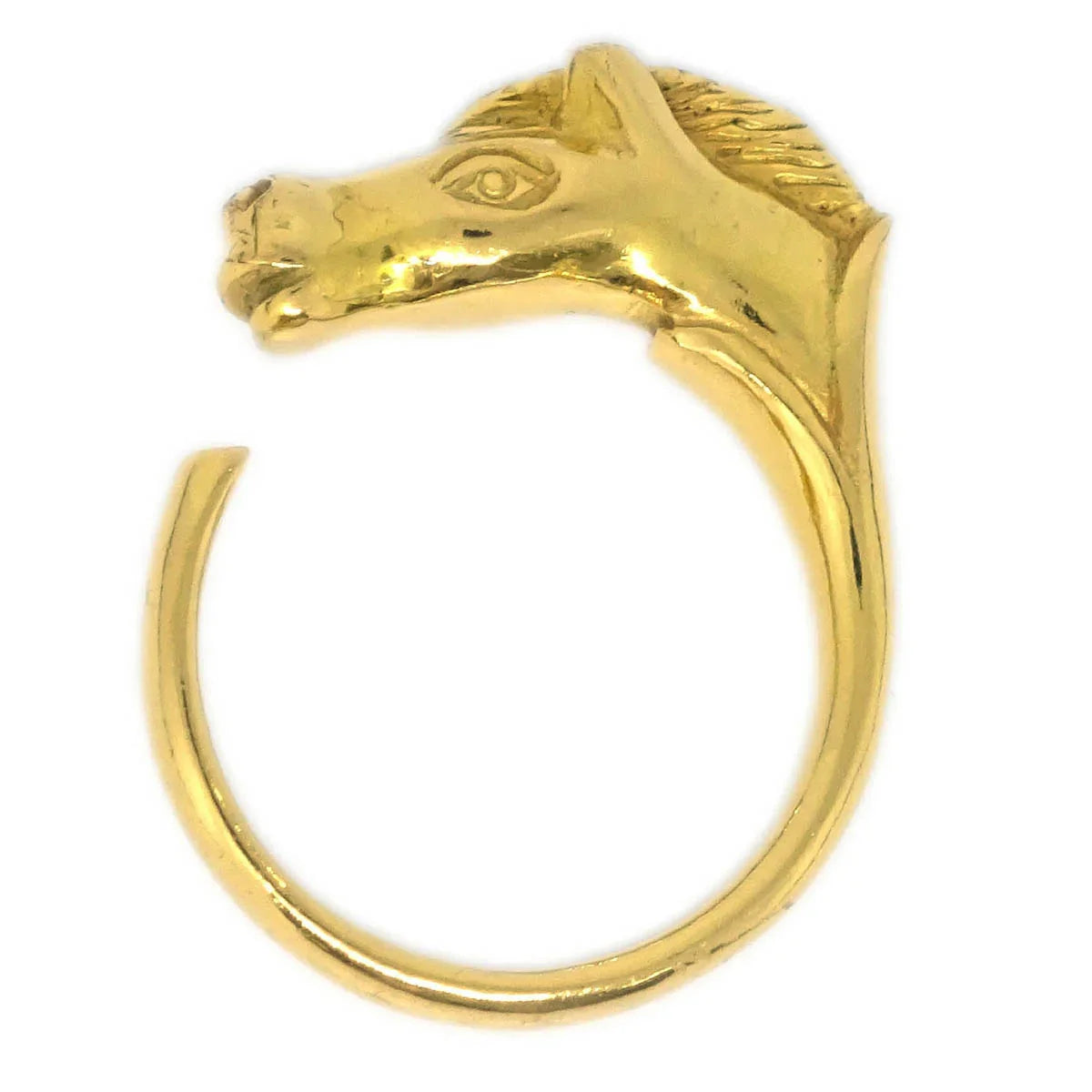 Hermes Horse Ring Gold #52