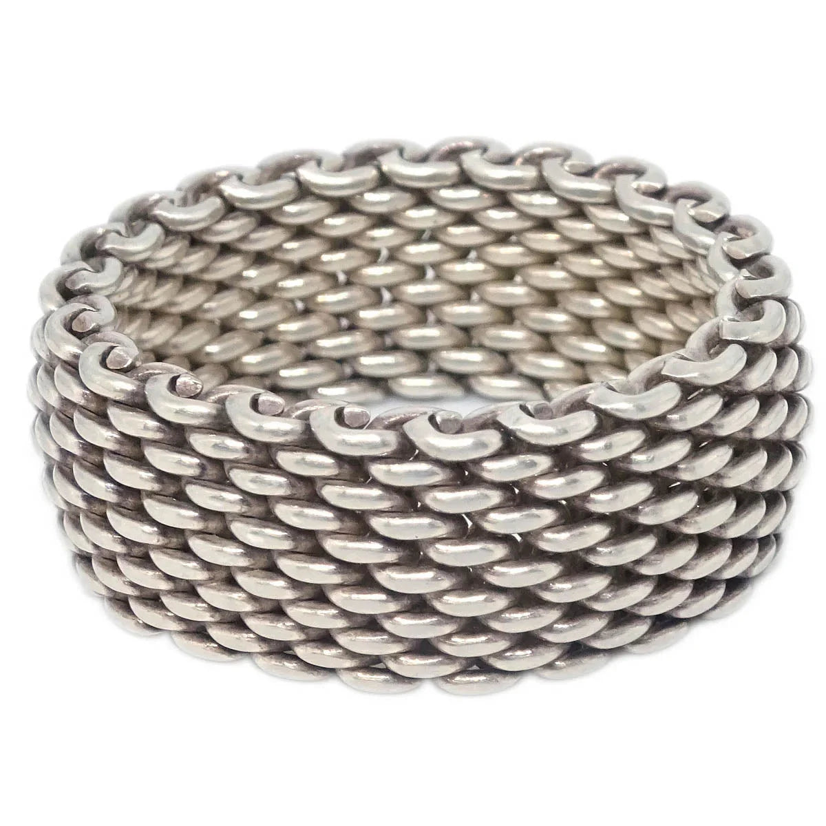 Tiffany & Co. Mesh Ring SV925 #56