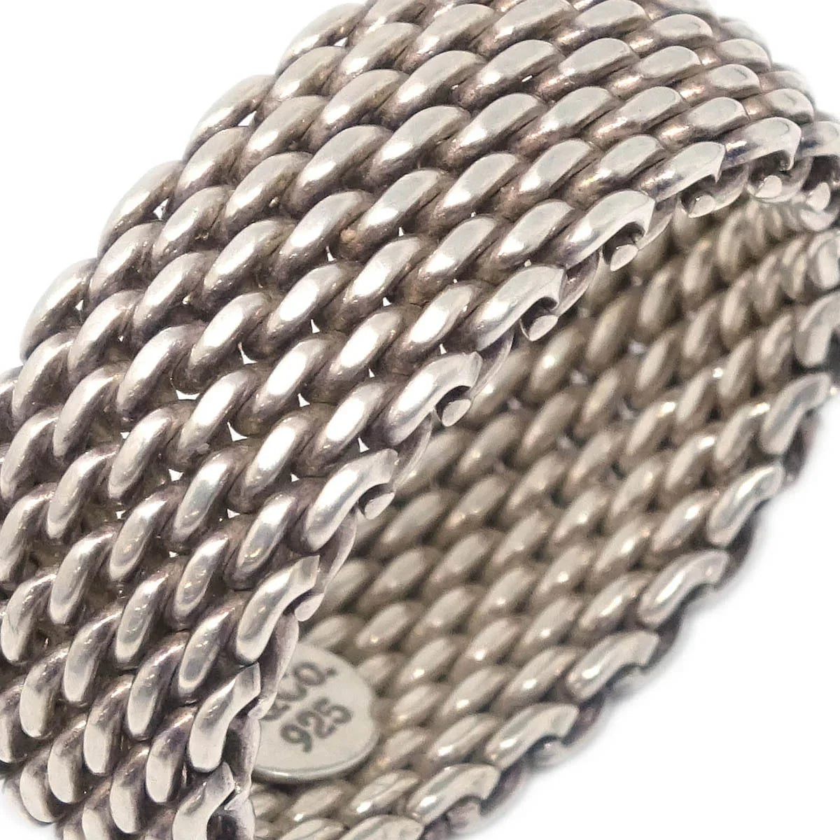 Tiffany & Co. Mesh Ring SV925 #56