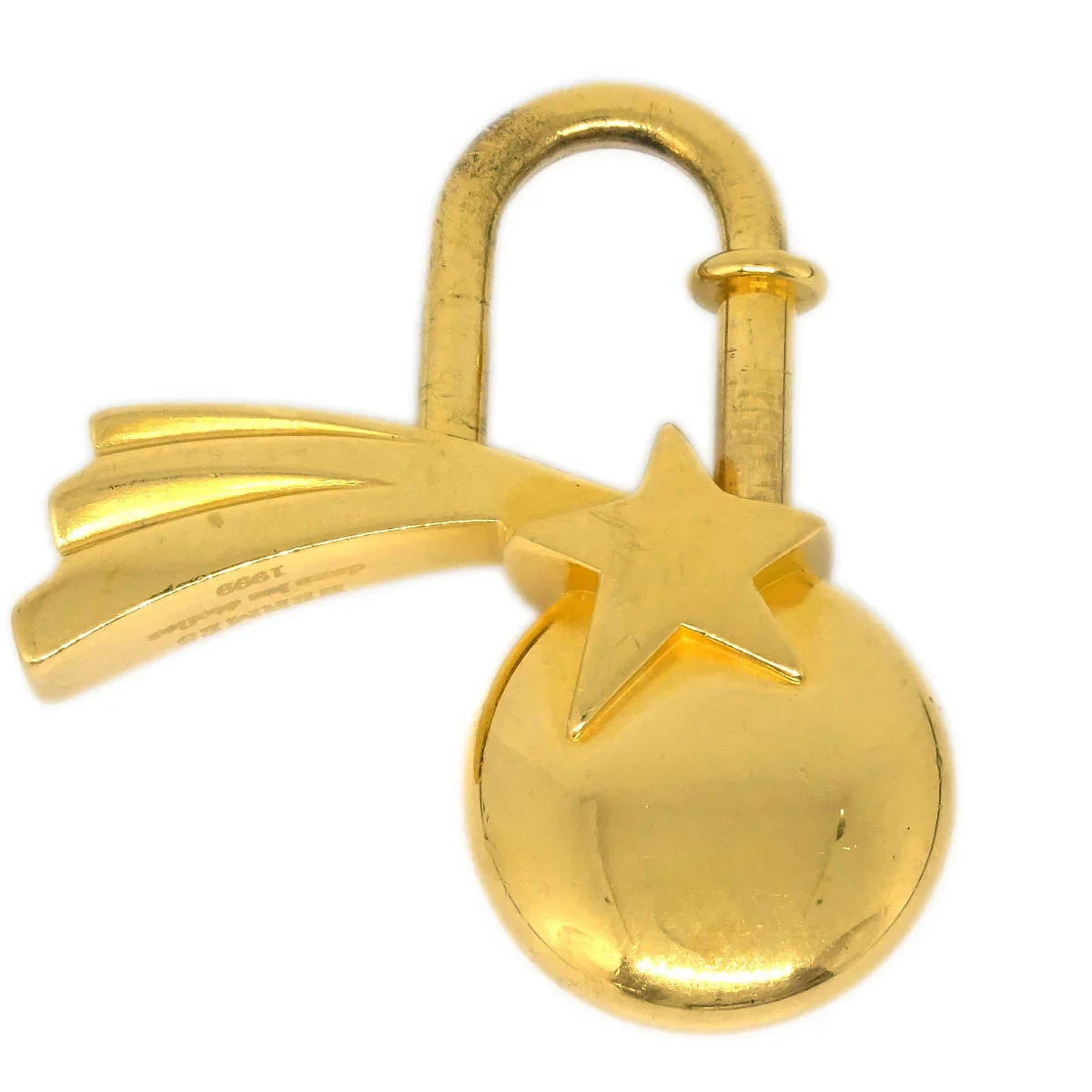 Hermes 1999 Shooting Star Cadena Gold Small Good
