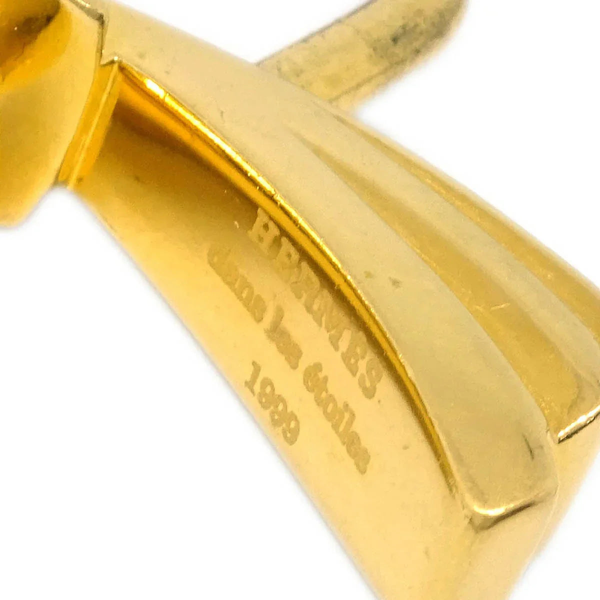 Hermes 1999 Shooting Star Cadena Gold Small Good