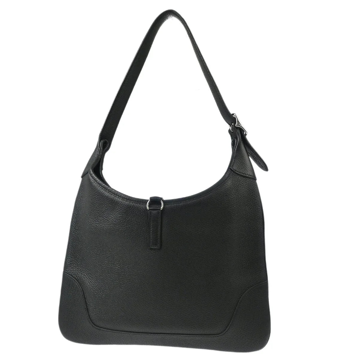 Hermes 2004 Black Taurillon Clemence Trim 31 Shoulder Bag