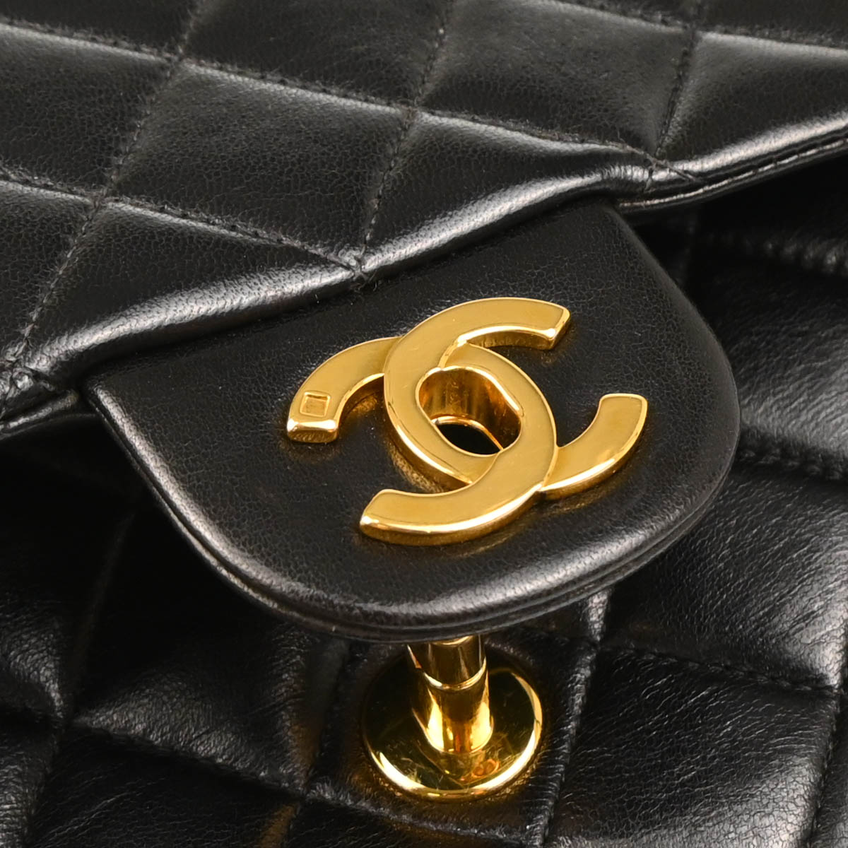 Chanel 1994-1996 Black Lambskin Backpack