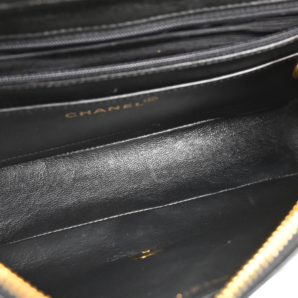 Chanel 1994-1996 Black Lambskin Backpack
