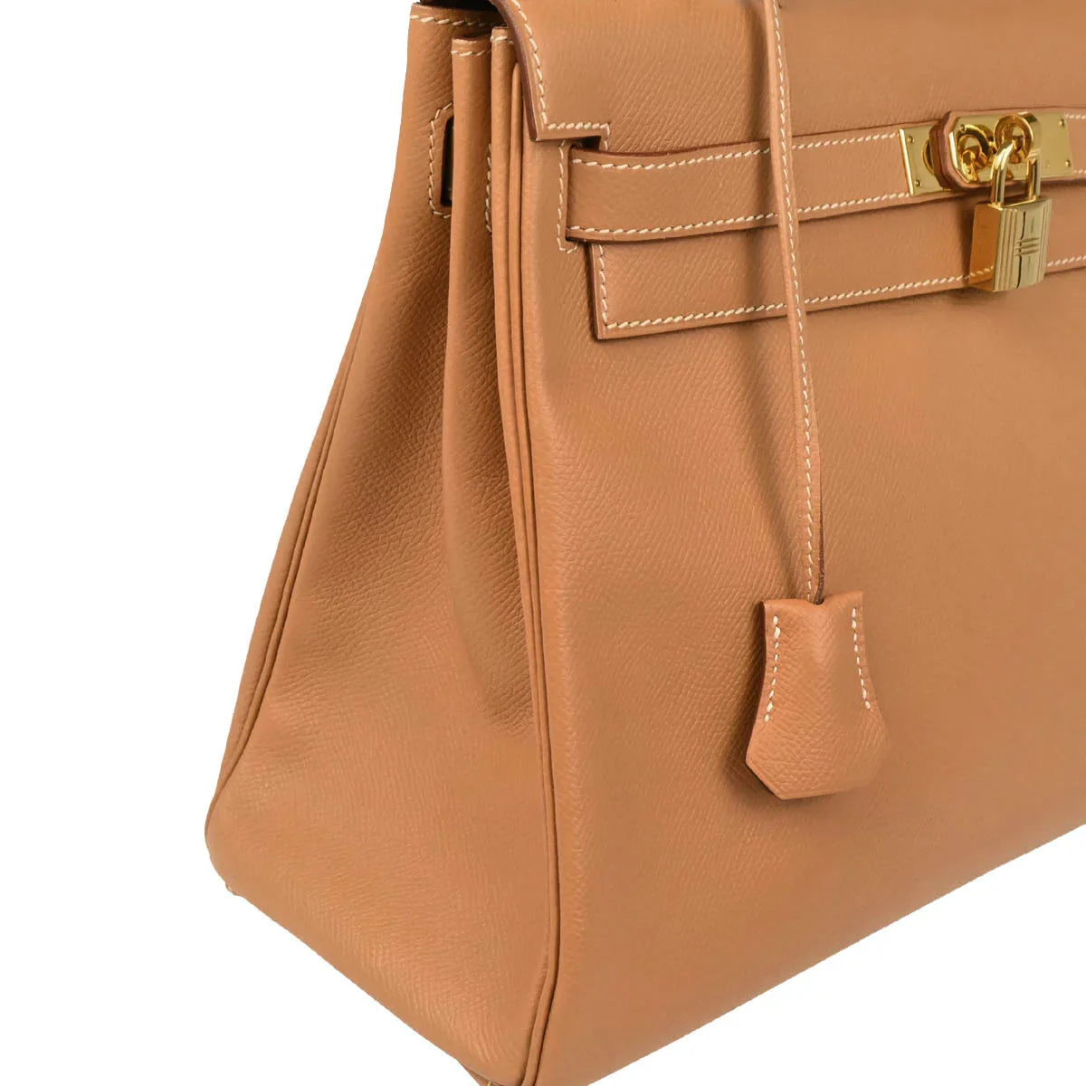 Hermes 2000 Natural Courchevel Kelly 32 Retourne 2way Shoulder Handbag