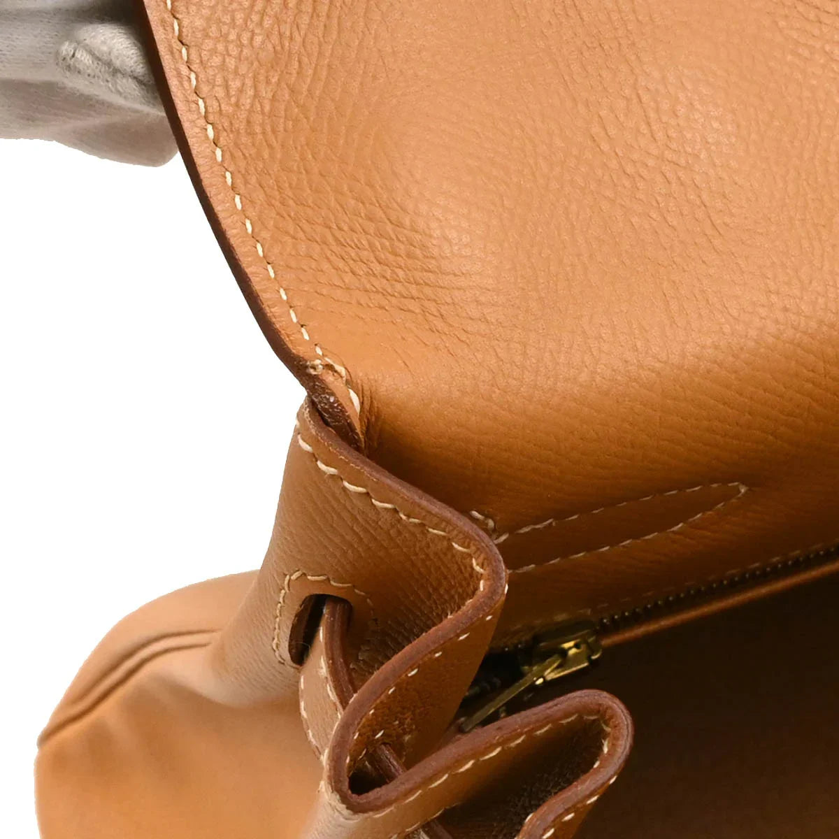 Hermes 2000 Natural Courchevel Kelly 32 Retourne 2way Shoulder Handbag