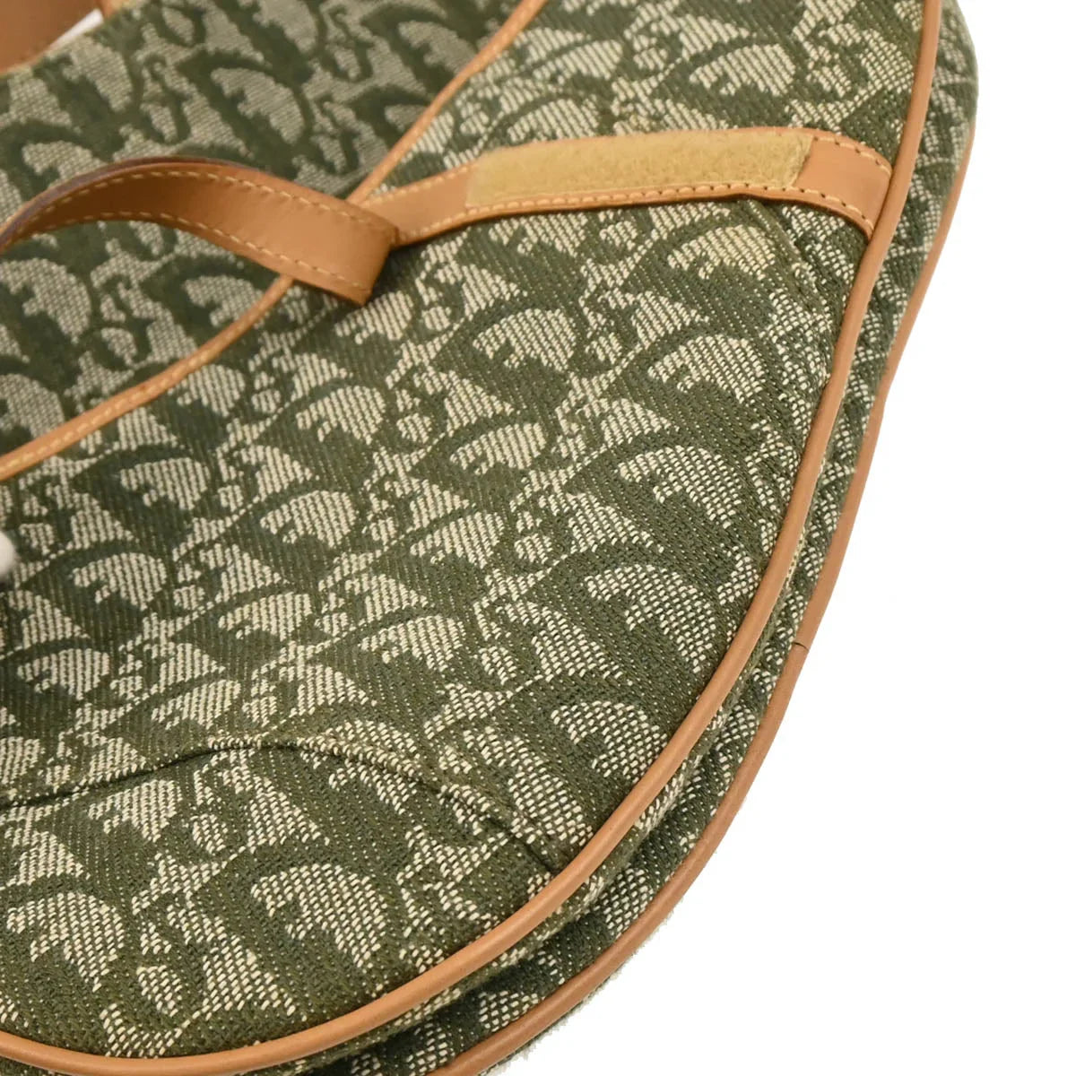 Christian Dior Green Trotter Saddle Handbag