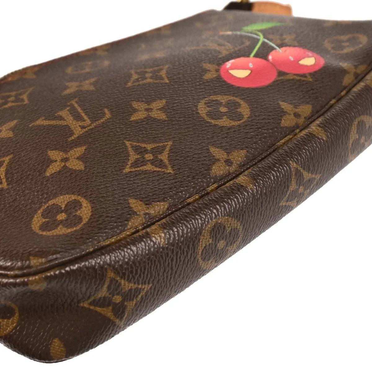 Louis Vuitton 2004 Monogram Cherry Pochette Accessoires Handbag M95008