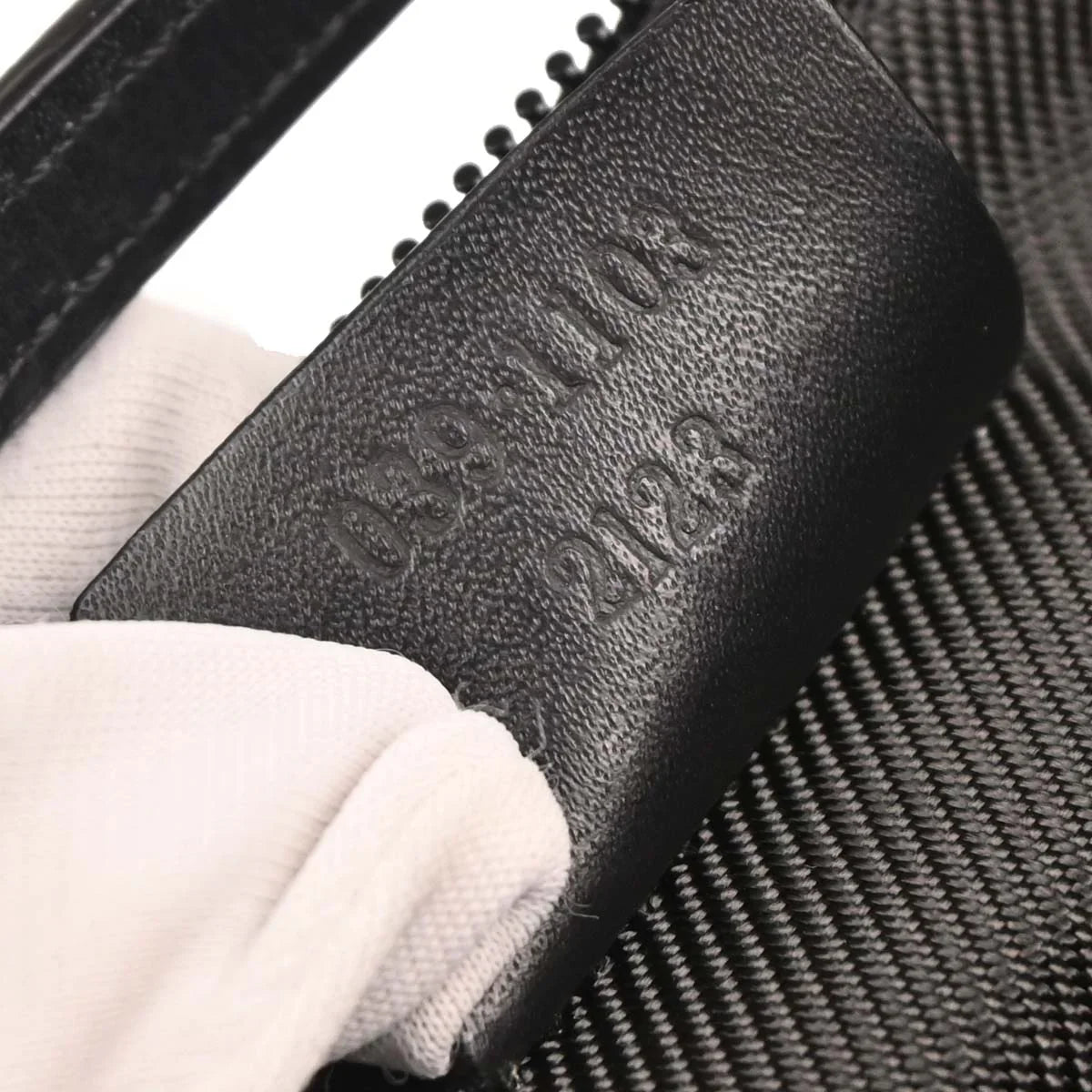 Gucci Black Canvas GG Handbag