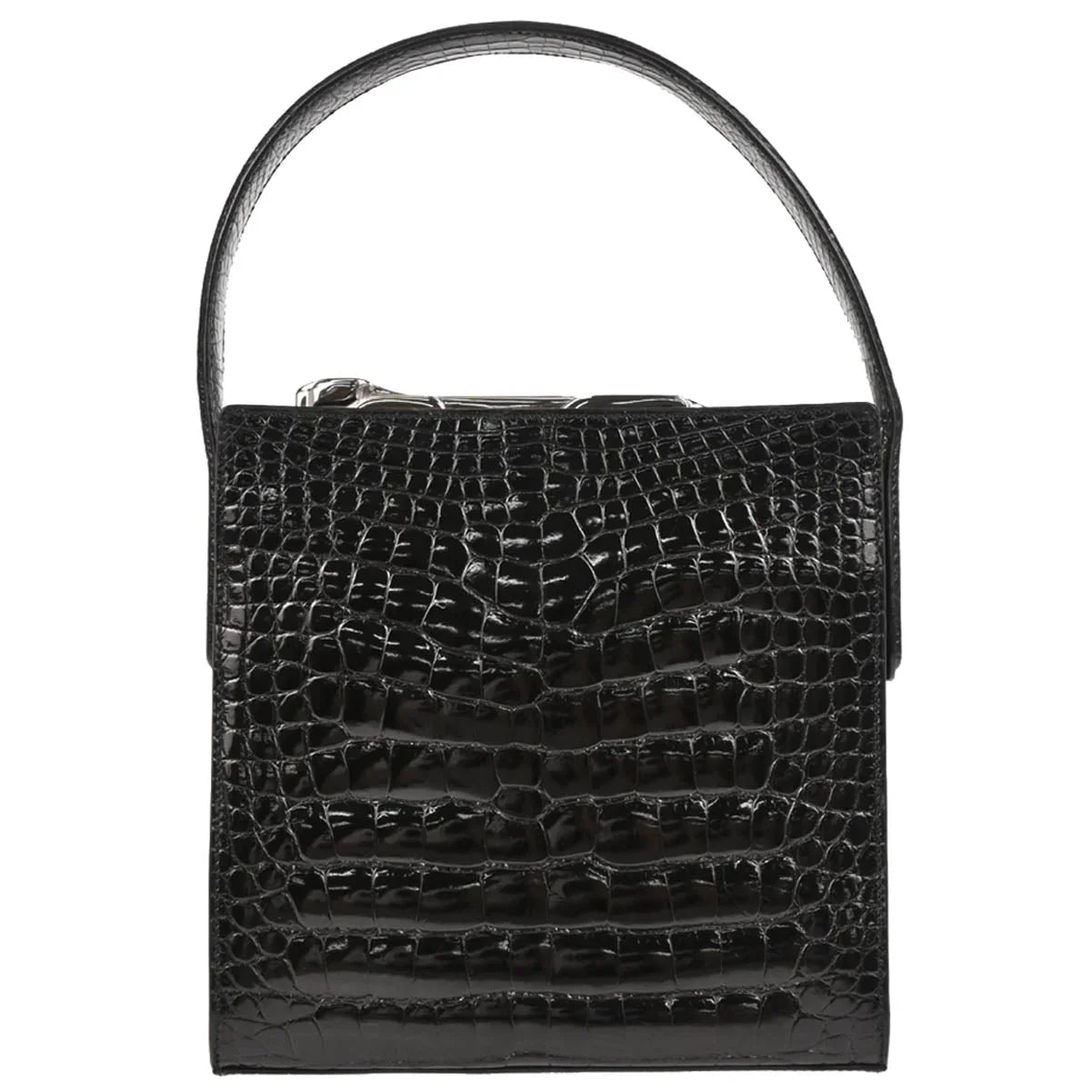 Cartier * Black Crocodile Handbag