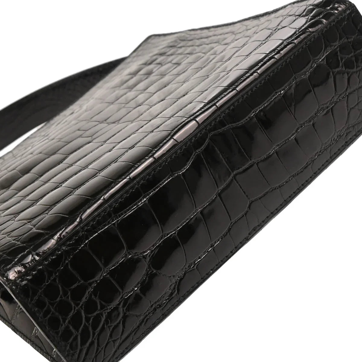 Cartier * Black Crocodile Handbag