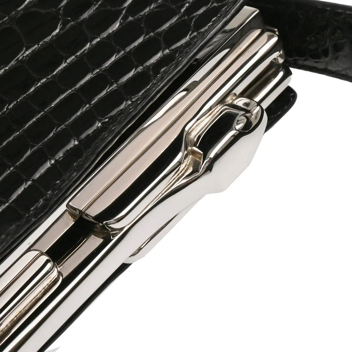 Cartier * Black Crocodile Handbag