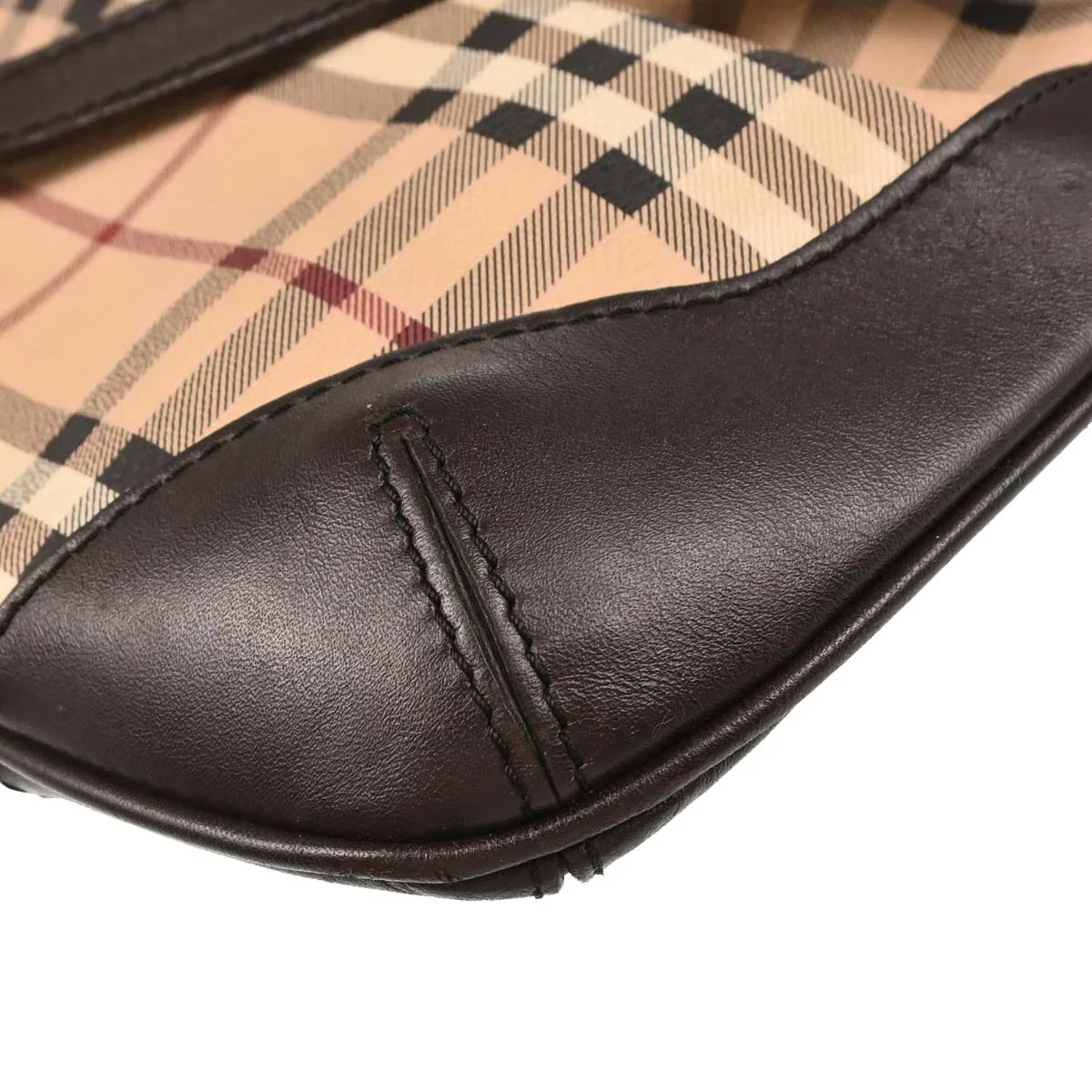 Burberry Beige House Check Shoulder Bag
