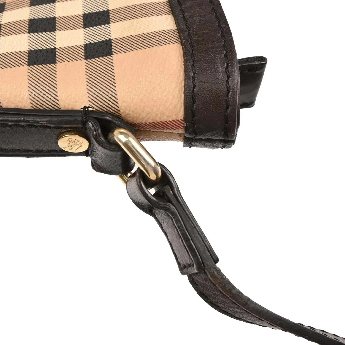 Burberry Beige House Check Shoulder Bag