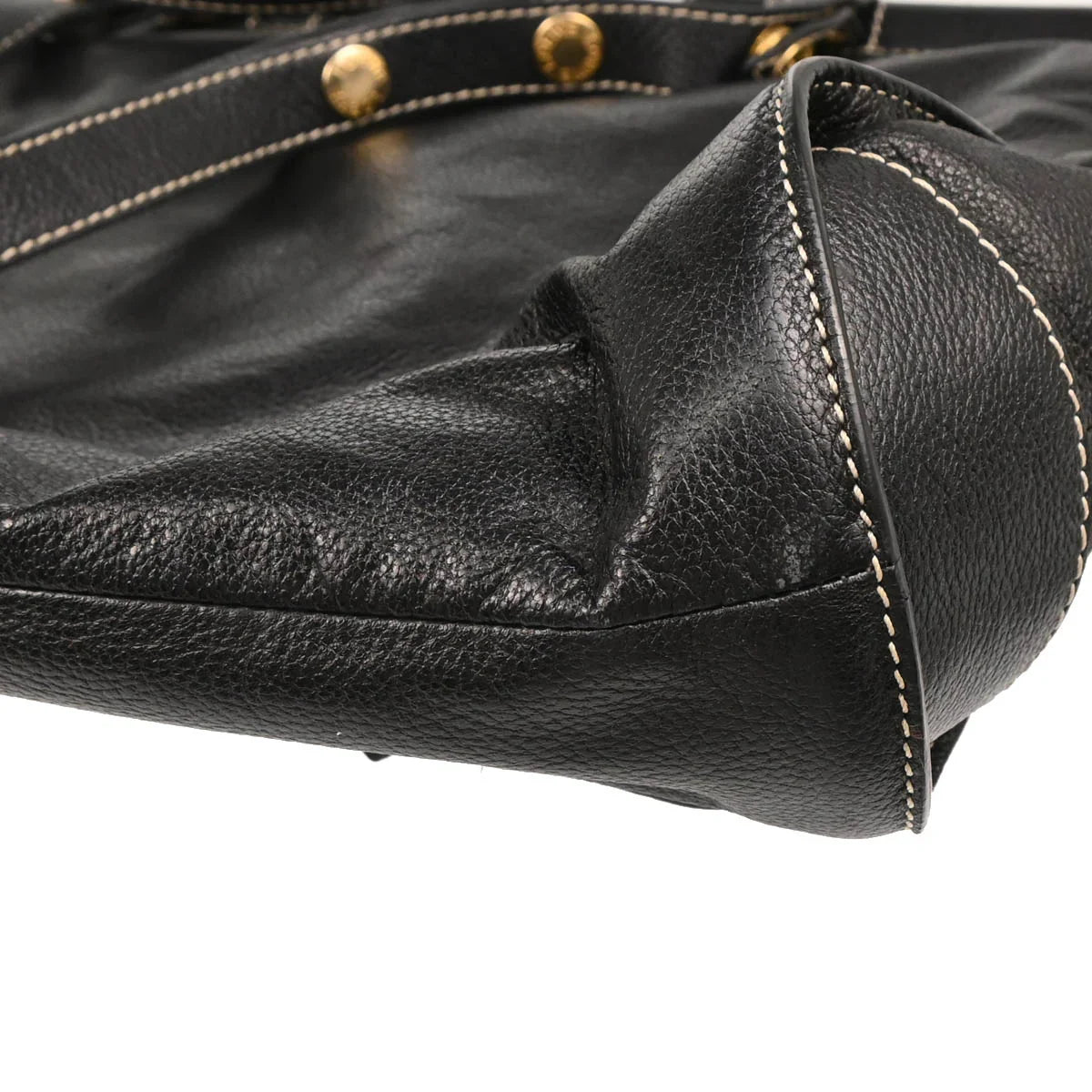 Loewe Black Leather Handbag