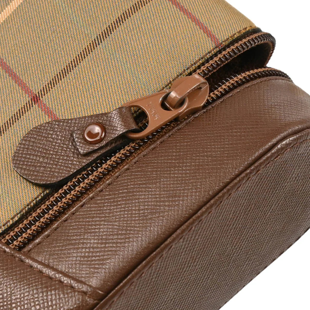 Burberrys Beige Canvas Burberry Check Shoulder Bag