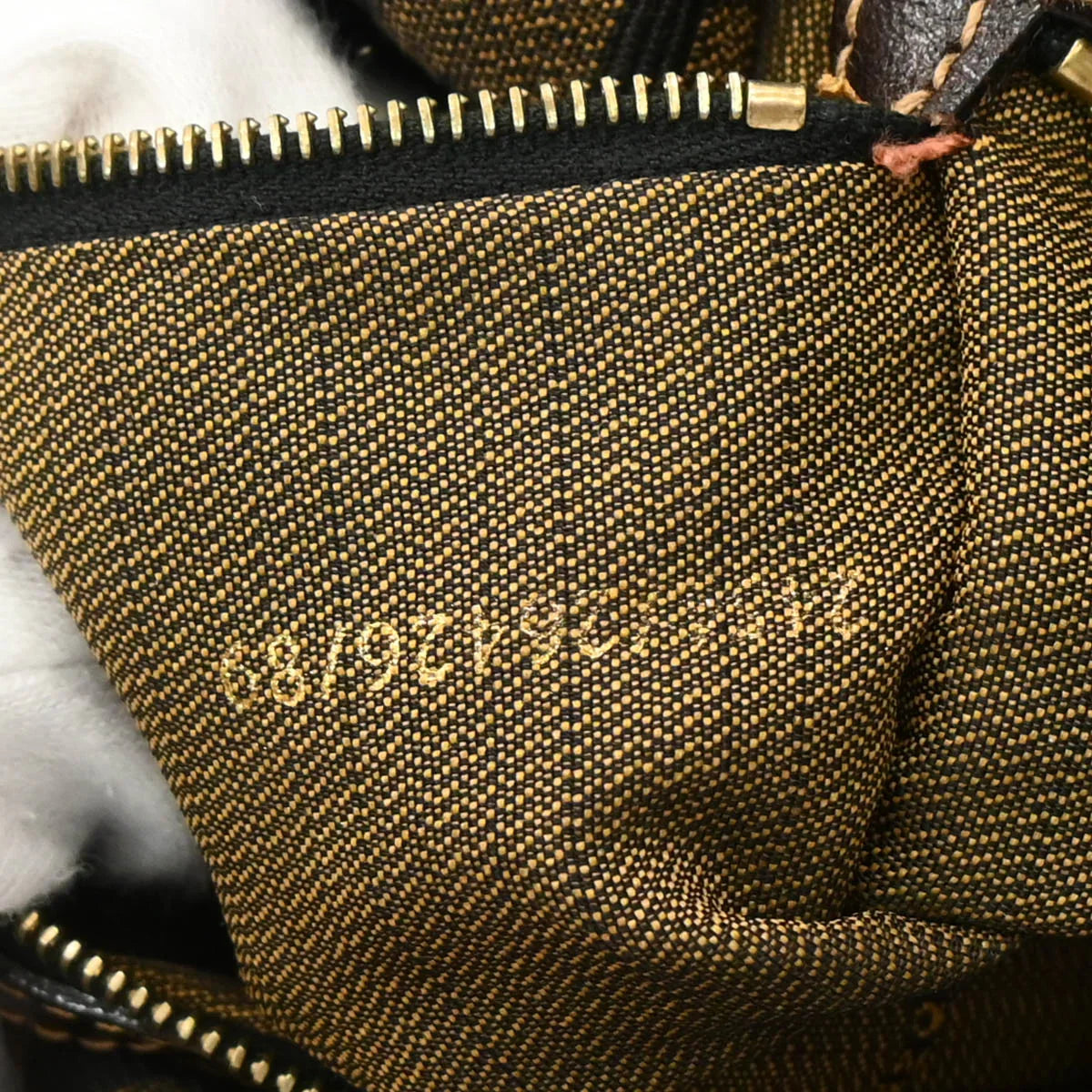 Fendi 1990s Brown Canvas Zucca Handbag