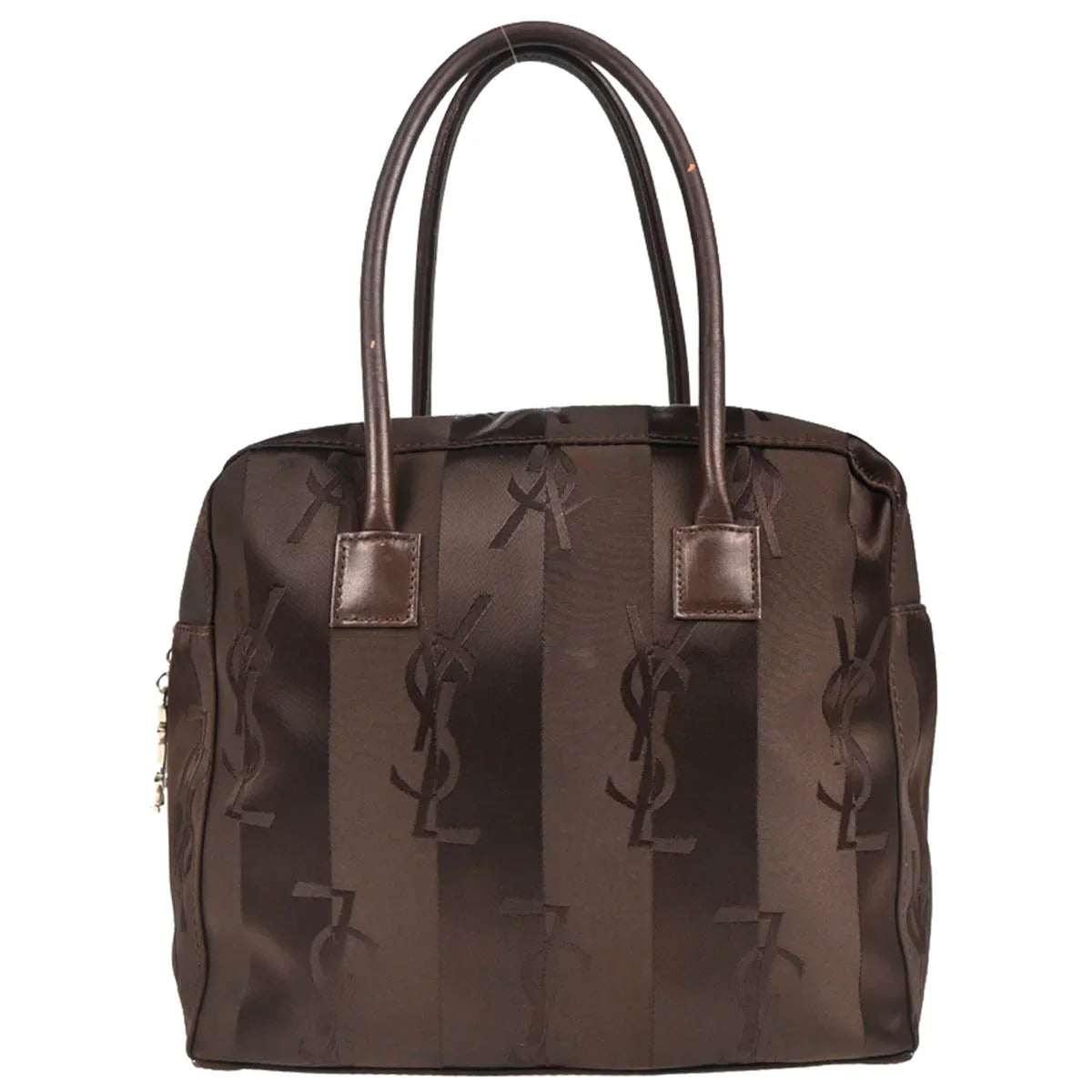 Yves Saint Laurent Brown Nylon Handbag