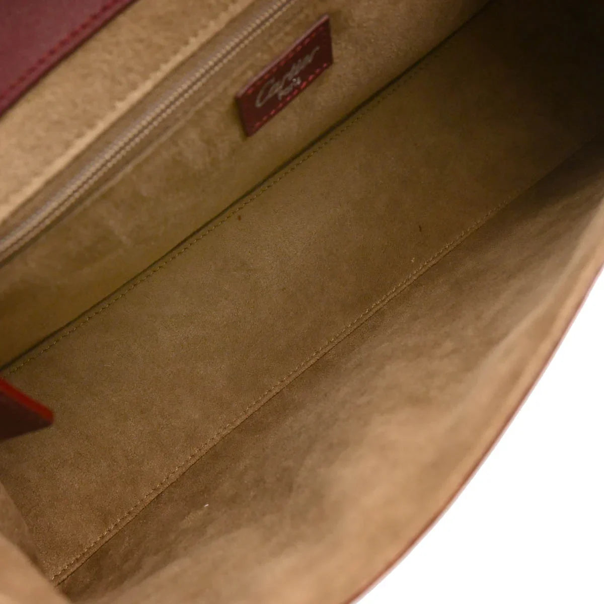 Cartier Bordeaux Patent Leather Happy Birthday Handbag