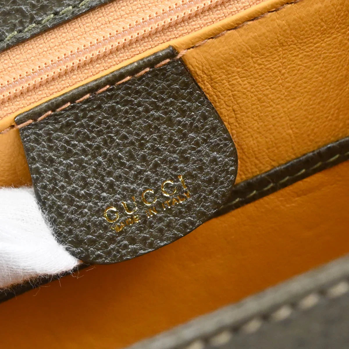 Gucci 1970-1990s Pigskin Bamboo Handbag